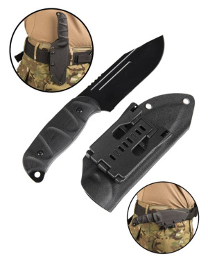G10 kaujas nazis ar Kydex® maksti, melns – Mil-Tec (2)