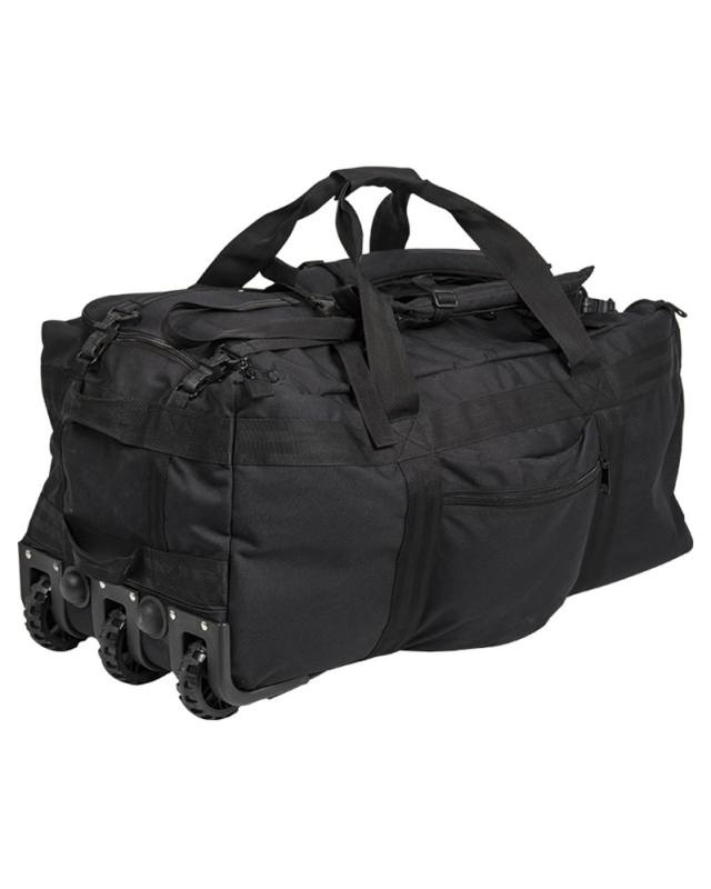 Kaujas sporta soma ar riteņiem, melna – Mil-Tec (1)