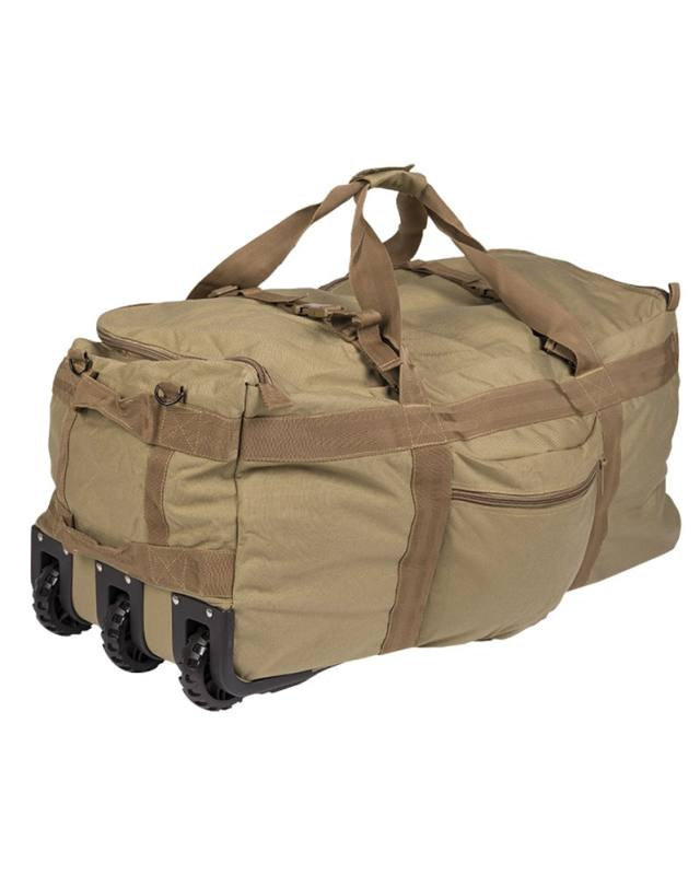Kaujas nēsāšanas sporta soma ar riteņiem, Coyote – Mil-Tec (1)