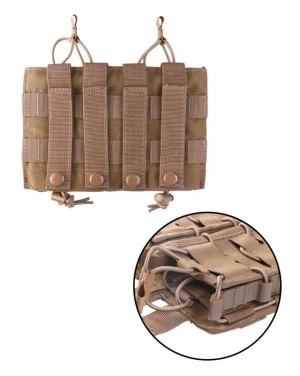 Aptveru kabata ar atvērtu augšējo Flex Double, Dark Coyote – Mil-Tec (2)
