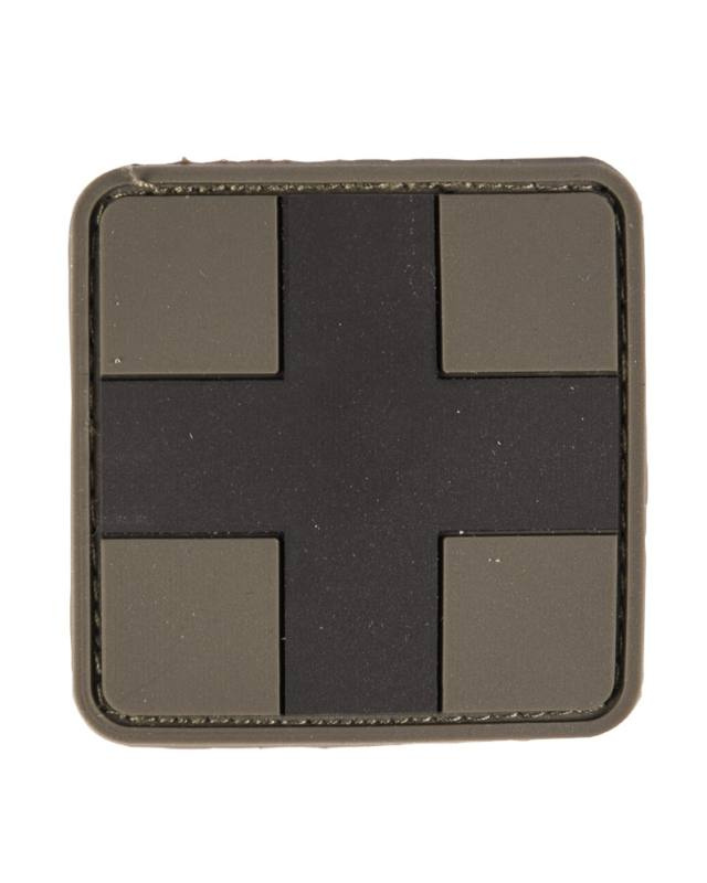3D pirmās palīdzības PVC plāksteris ar Velcro aizdari, olīvzaļš, liels – Mil-Tec