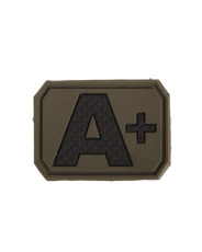 Plāksteris 3D Blood A Positive Olive Green