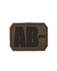Plāksteris 3D Blood Ab Negative Olive Green