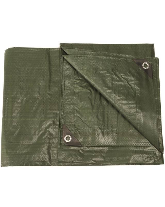 Brezents PE 480 × 600 cm olīvzaļš – Mil-Tec
