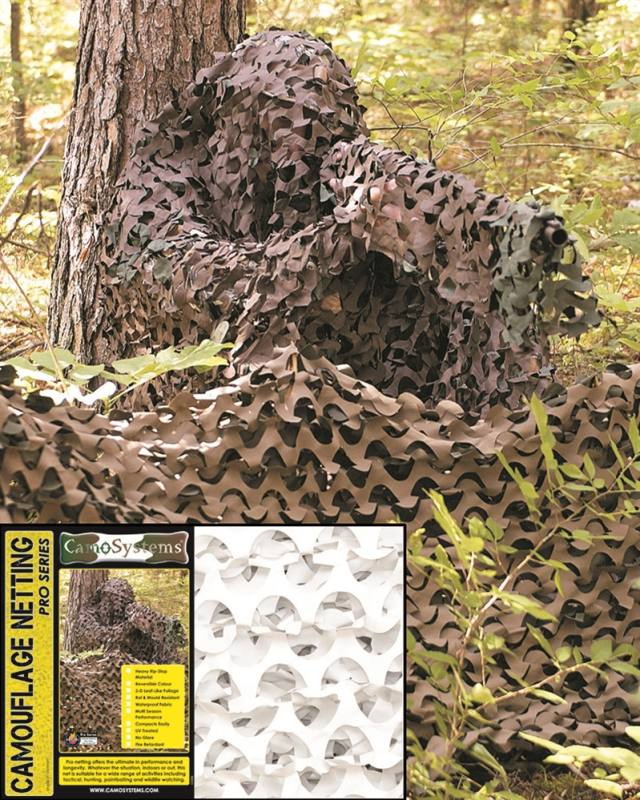 Net Pro 'crazy Camo' 2,4 × 3,0 balts – Mil-Tec