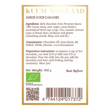Karstā šokolāde ar bērzu sulas karameli, produkta attēls (3)