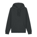 Stanley/Stella Drummer 2.0 unisex džemperis ar kapuci, 280 g/m², tumši pelēks (Dark Heather Grey)