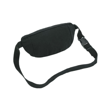Stanley/Stella Canvas Hip Bag auduma jostas soma, 300 g/m² – melns (2)
