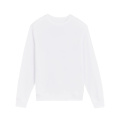 Stanley/Stella Matcher unisex džemperis ar apaļu kakla izgriezumu, 300 g/m², balts