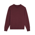 Stanley/Stella Matcher unisex džemperis ar apaļu kakla izgriezumu, 300 g/m², bordo
