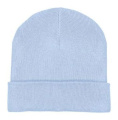 Stanley/Stella Rib Beanie adīta cepure, gaiši zils (Blue Soul)