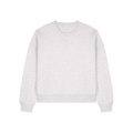 Stanley/Stella Stella Alma sieviešu džemperis ar apaļu kakla izgriezumu, 300 g/m², gaiši pelēks (Cool Heather Grey)
