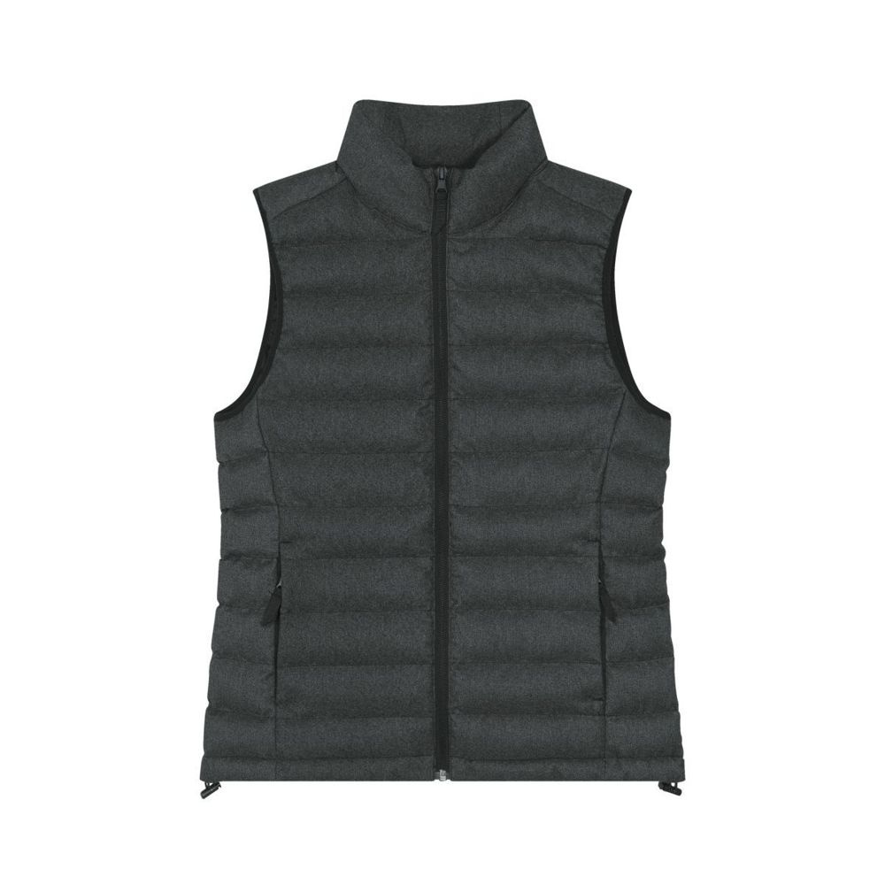 Stanley/Stella Stella Climber Wool-Like sieviešu veste – tumši pelēks (Dark Heather Grey), XS (1)