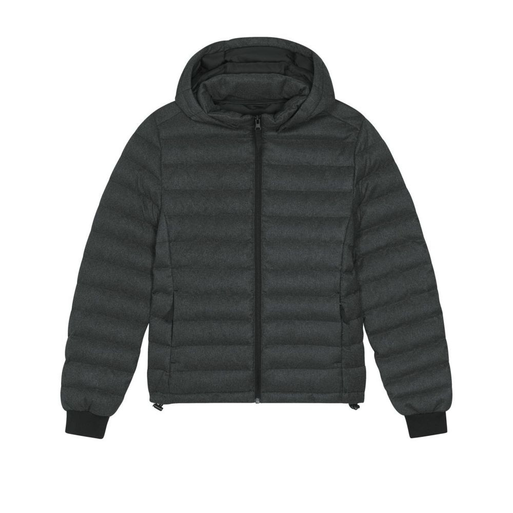 Stanley/Stella Stella Voyager Wool-Like sieviešu jaka – tumši pelēks (Dark Heather Grey), XS (1)