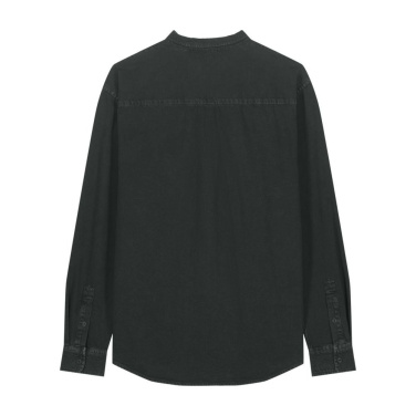 Stanley/Stella Worker Shirt unisex krekls, 285 g/m² – melns (Black Rock), XS (2)