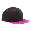 Beechfield B610C beisbola cepure, melns / fuksiju rozā