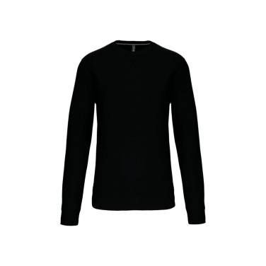 Kariban K442 džemperis ar apaļu kakla izgriezumu, 360 g/m² - melns, XS (3)