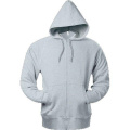 Kariban K444 džemperis ar kapuci un rāvējslēdzēju, 360 g/m², pelēks (Oxford Grey)