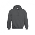 B&C WU620 džemperis ar kapuci, pelēks (Steel Grey)