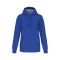 Kariban K443 džemperis ar kapuci, 360 g/m², zils (Light Royal Blue)