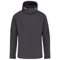 Kariban K413 vīriešu softshell jaka, pelēks (Titanium)