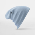 Beechfield B45 adīta cepure, zils (Dusty Blue)