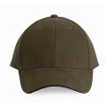 Kariban KP011 beisbola cepure, olīvzaļš (Dark Khaki) / tumši pelēks