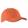 Kariban KP011 beisbola cepure, oranžs / tumši zils