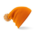 Beechfield B450 adīta cepure, oranžs / balts