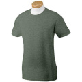 Gildan 64000 T-krekls, 144 g/m², olīvzaļš melanžs (Heather Military Green)