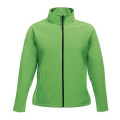 Regatta TRA629 sieviešu softshell jaka, zaļš / melns