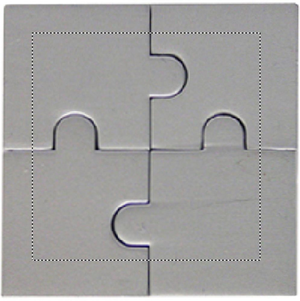 Puzzle 3D en métal: Emplacement du logo — Puzzle — Face arrière