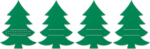 RPET vildist söögiriistade hoidiku komplekt: Logo asukoht – Rihm 1