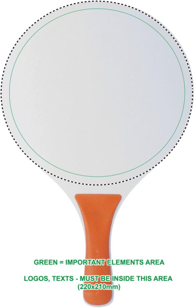 Rannatennise komplekt: Digitrükk – Racket 2 back