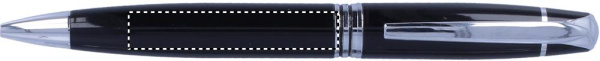 Metal twist ball pen: Logo position – next to the clip