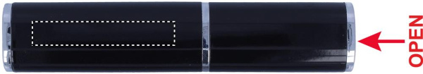 Metal twist ball pen: Logo position – box