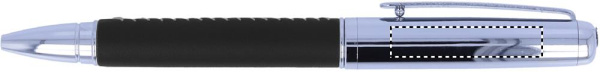 Metal ball pen in box: Logo position – cap of pen rh