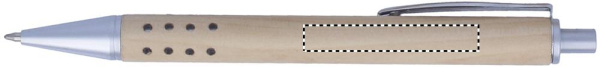 Pen gift set in wooden box: Logo position – pen