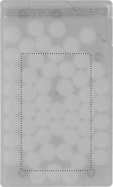 Mint dispenser: Logo position – back of the product
