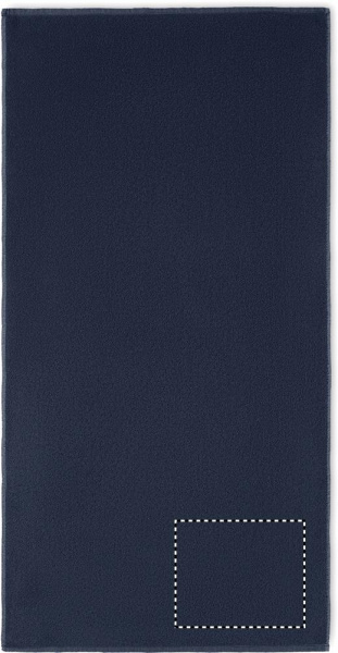 SEAQUAL® rankšluostis 70x140cm: Logotipo vieta – Kampas