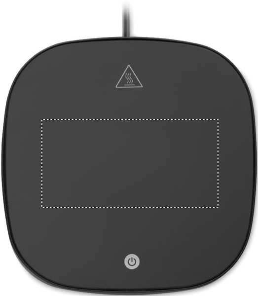 USB-подогреватель для кружки из ABS-пластика: Место нанесения логотипа – верхняя часть изделия