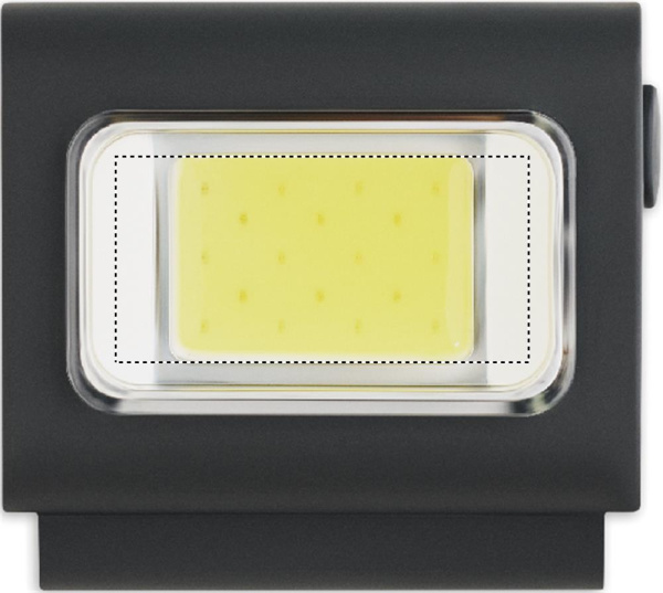 Mini-lampe COB multifonction: Emplacement du logo – face avant du produit