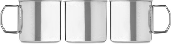 Mug en acier inoxydable de 330 ml: Impression à 360° autour du produit