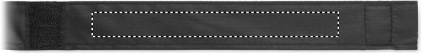 CANOVA+ 23 inch windproof auto open stick umbrella with chequered inside: Logo position – strap