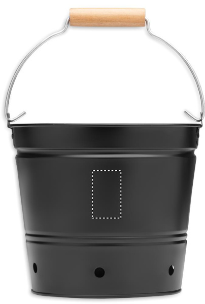 Przenośny grill w formie wiaderka: Logo position – side 2 of the product