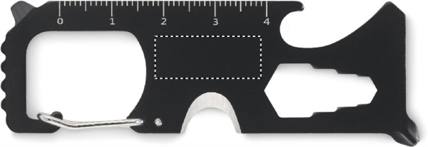 Smidigt multiverktyg: Logotypens placering – produktens sida 1