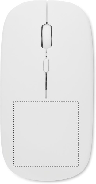 Rechargeable wireless mouse: Logo position – top of the product