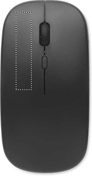 Rechargeable wireless mouse: Logo position – left button