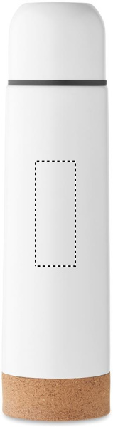 Doppelwandige Flasche 500 ml: Logoposition – Vorderseite des Produkts