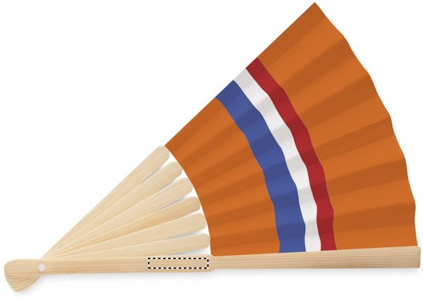 Manuāls ventilatora karoga dizains: Logotipa izvietojums – Priekšējā a